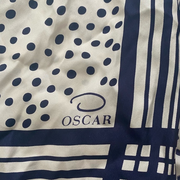 Vintage Oscar de la Renta Silk Scarf - Picture 2 of 4